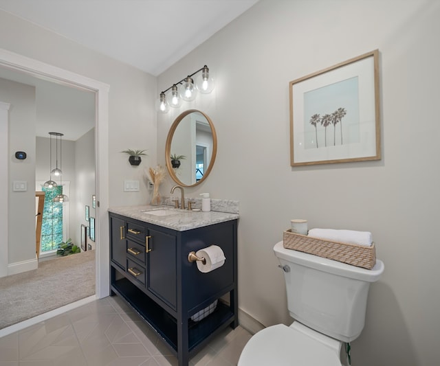 820 Barton Dr, Ann Arbor, MI 48105 - bathroom featuring vanity and toilet