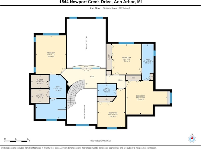 1544 Newport Creek Dr, Ann Arbor, MI 48103 - view of home floor plan