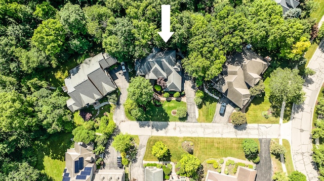 1544 Newport Creek Dr, Ann Arbor, MI 48103 - aerial perspective of suburban area