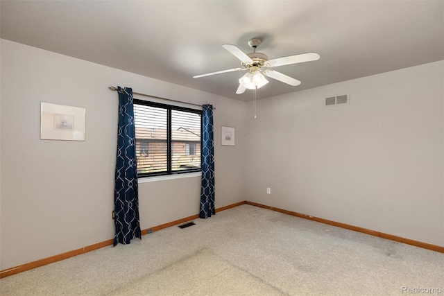 5419 Duke Ct, Warren, MI 48091 - empty room with a ceiling fan and light carpet
