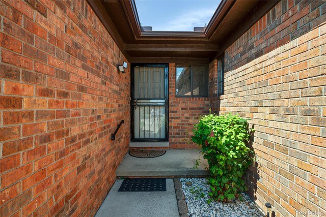 5419 Duke Ct, Warren, MI 48091 - entrance to property with brick siding