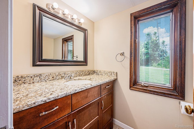 36680 Howard Rd, Farmington, MI 48331 - bathroom featuring vanity and baseboards