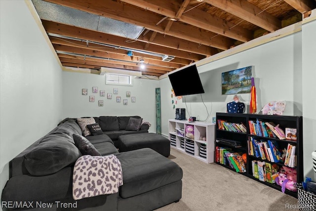 9125 Mandon Rd, White Lake, MI 48386 - living area with carpet flooring