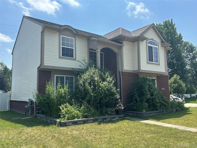 33555 Birchlawn, Westland, MI 48185 - view of front of house with brick siding and a front yard