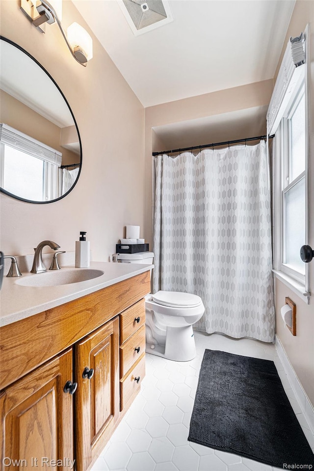 14128 Ellen Dr, Dearborn Heights, MI 48154 - bathroom with vanity and tile patterned flooring