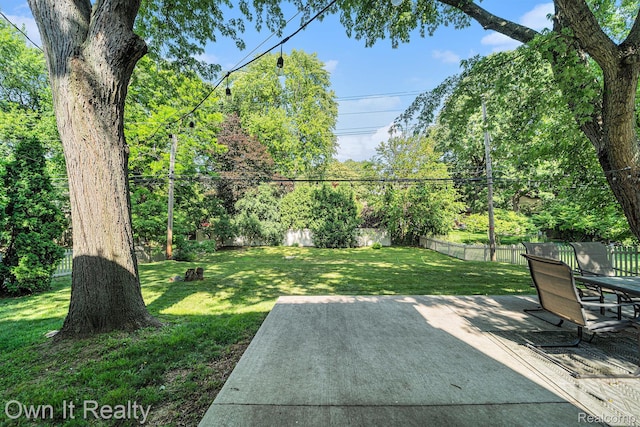 14128 Ellen Dr, Dearborn Heights, MI 48154 - view of yard with a patio area