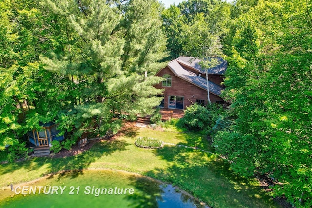13715 Baldwin Rd, Saginaw, MI 48616 - view of subject property featuring a forest