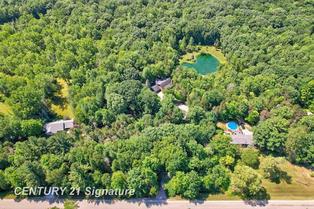 13715 Baldwin Rd, Saginaw, MI 48616 - view of property location featuring a forest and a nearby body of water