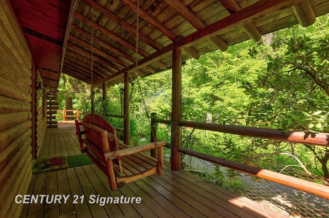 13715 Baldwin Rd, Saginaw, MI 48616 - view of deck