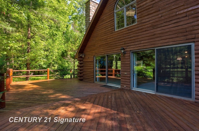 13715 Baldwin Rd, Saginaw, MI 48616 - view of deck