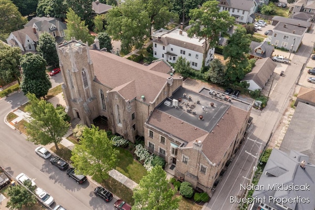 253 Prospect Ave NE Unit 309, Grand Rapids, MI 49503 - aerial view of property and surrounding area with nearby suburban area