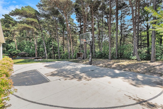 5920 Iris Rd, Ludington, MI 49431 - view of sport court featuring basketball court