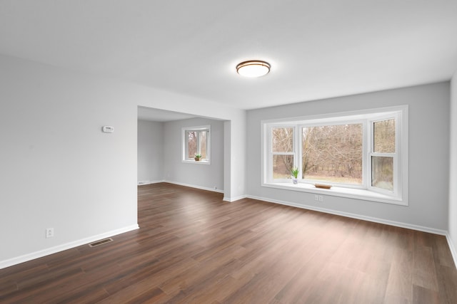 10833 W O Ave, Michigan, MI 49071 - unfurnished room with baseboards and dark wood finished floors