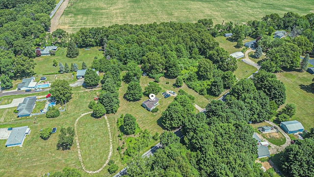 24984 Marcellus Hwy, Dowagiac, MI 49047 - aerial view of property and surrounding area featuring rural landscape