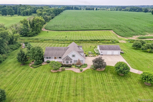 2086 Haines Rd, Lapeer, MI 48446 - view of rural area with rows of crops