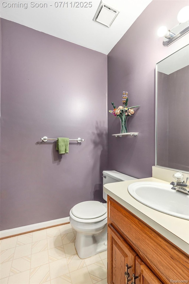 41455 Clinton Grove Dr, Clinton Township, MI 48038 - half bath with vanity and toilet