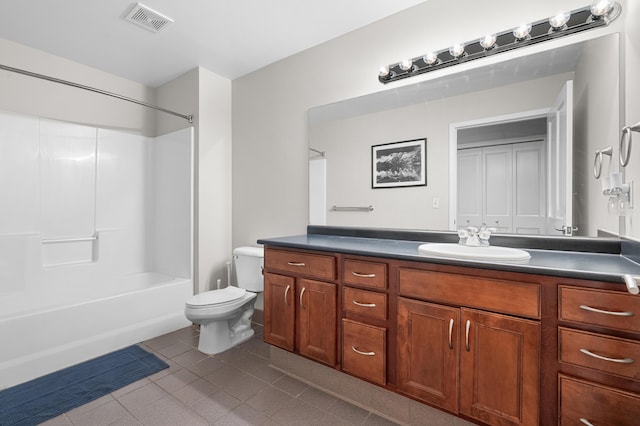 125 S Kalamazoo Mall Unit 603, Kalamazoo, MI 49007 - bathroom with vanity, tile patterned floors, and shower / washtub combination