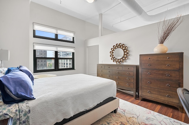 125 S Kalamazoo Mall Unit 603, Kalamazoo, MI 49007 - bedroom with dark wood finished floors