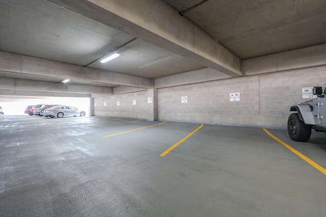 125 S Kalamazoo Mall Unit 603, Kalamazoo, MI 49007 - parking deck with concrete block wall