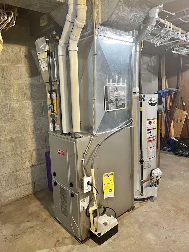 3304 Wanda Ave, Muskegon, MI 49442 - utilities with water heater and heating unit