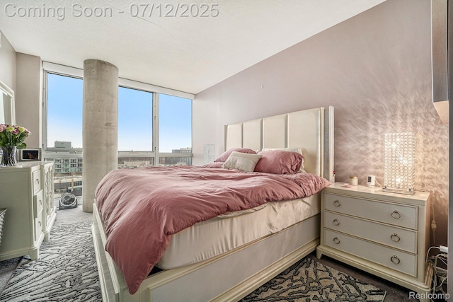 432 S Washington Ave Unit 802, Royal Oak, MI 48067 - bedroom featuring carpet flooring and a wall of windows