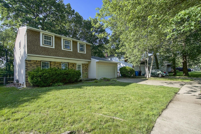 1796 Norfolk Ave, Ypsilanti, MI 48198 - view of front of home featuring a gambrel roof, a garage, concrete driveway, and a shingled roof