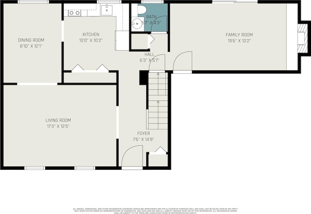 1796 Norfolk Ave, Ypsilanti, MI 48198 - view of floor plan / room layout