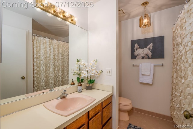 7427 Radcliff Ct, West Bloomfield, MI 48322 - full bathroom with tile patterned flooring and vanity