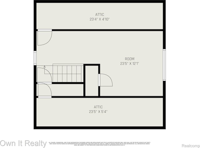 6031 Grandville Ave, Dearborn, MI 48228 - view of floor plan / room layout
