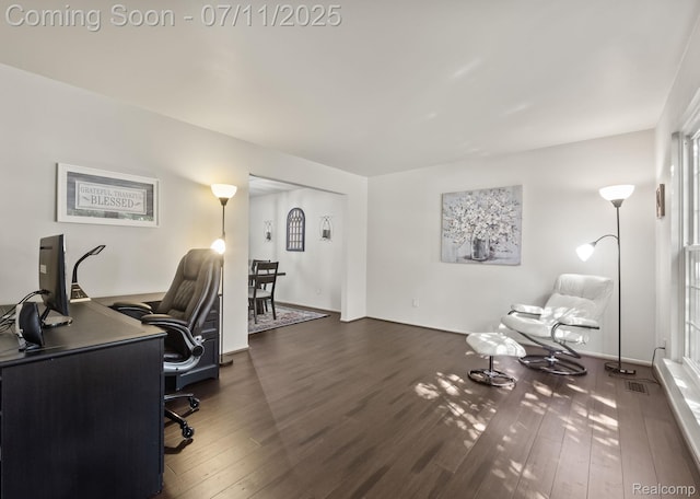 2686 Orbit Dr, Lake Orion, MI 48360 - office space featuring dark wood-type flooring