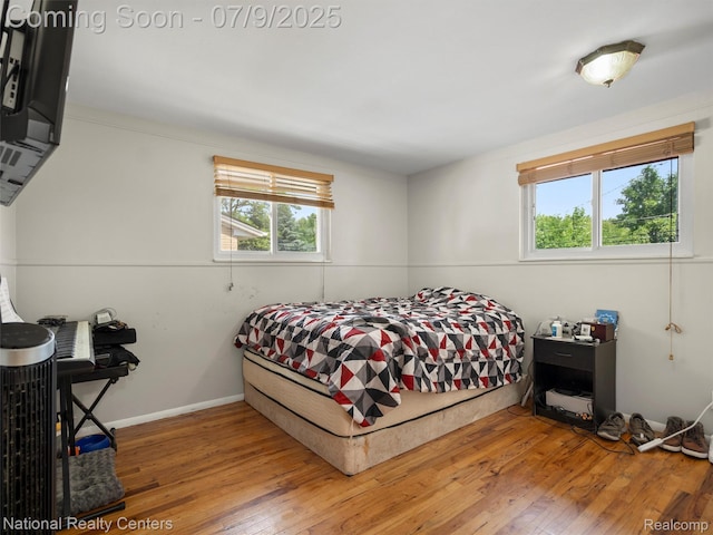 2553 Koper Dr, Macomb, MI 48310 - bedroom featuring multiple windows and hardwood / wood-style floors