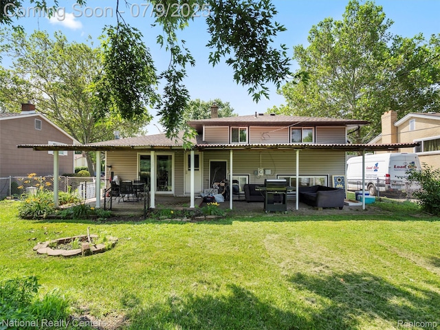 2553 Koper Dr, Macomb, MI 48310 - back of house featuring a chimney