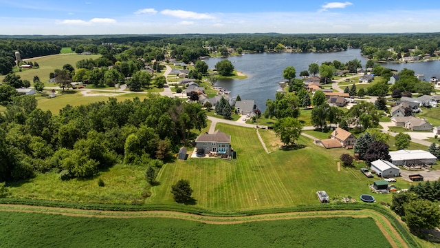 10501 Somerset Rd, Cement City, MI 49233 - bird's eye view of a nearby body of water