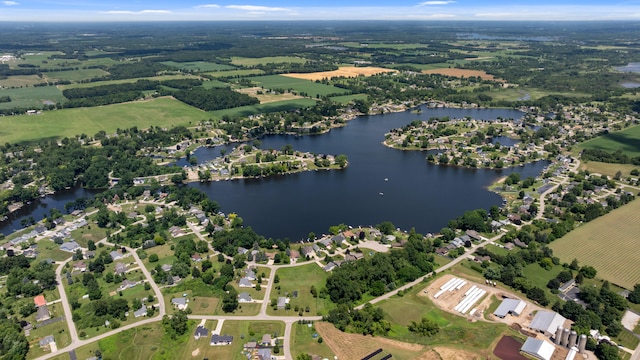 10501 Somerset Rd, Cement City, MI 49233 - aerial view of property's location featuring a large body of water