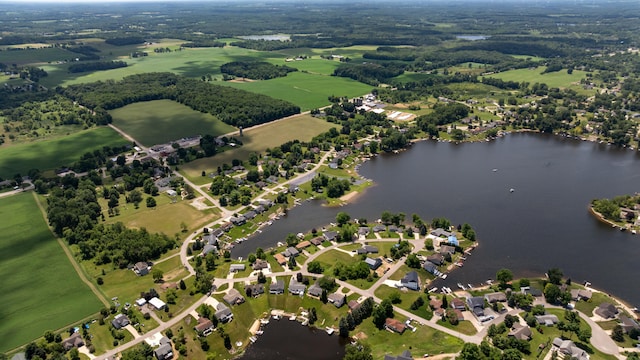 10501 Somerset Rd, Cement City, MI 49233 - aerial view of property's location with a nearby body of water
