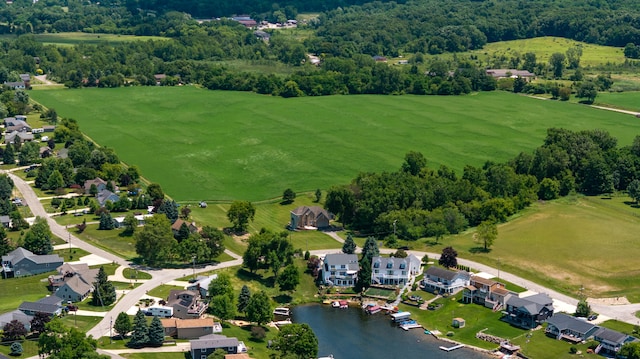 10501 Somerset Rd, Cement City, MI 49233 - aerial view of a nearby body of water