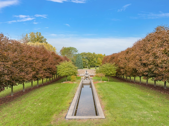 4700 Raap Rd, Bruce, MI 48065 - view of green lawn with a bocce ball area