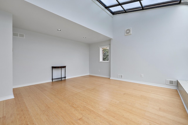 4700 Raap Rd, Bruce, MI 48065 - spare room featuring light wood finished floors and baseboards