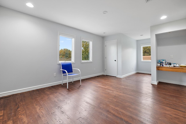 4700 Raap Rd, Bruce, MI 48065 - living area with wood finished floors and recessed lighting
