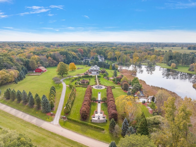 4700 Raap Rd, Bruce, MI 48065 - aerial view of a nearby body of water and a heavily wooded area