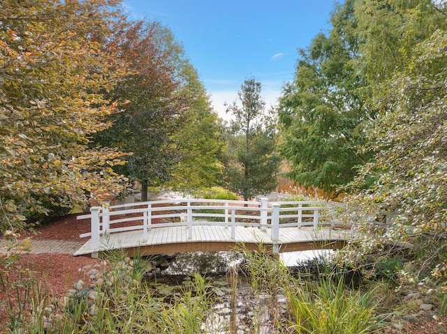 4700 Raap Rd, Bruce, MI 48065 - view of wooden deck