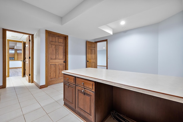 4700 Raap Rd, Bruce, MI 48065 - kitchen featuring light countertops, light tile patterned flooring, and recessed lighting