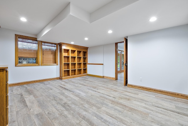 4700 Raap Rd, Bruce, MI 48065 - unfurnished room featuring wood finished floors and recessed lighting