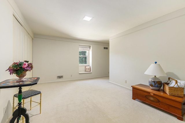 1818 Greenbriar Dr, Portage, MI 49024 - living area featuring carpet flooring and baseboards