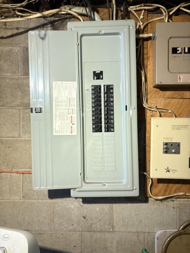 1596 Kay Dr, Benton Harbor, MI 49022 - utility room with electric panel