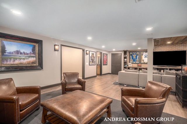 41 Bay Meadows Dr, Holland, MI 49424 - living area featuring recessed lighting and light wood-type flooring