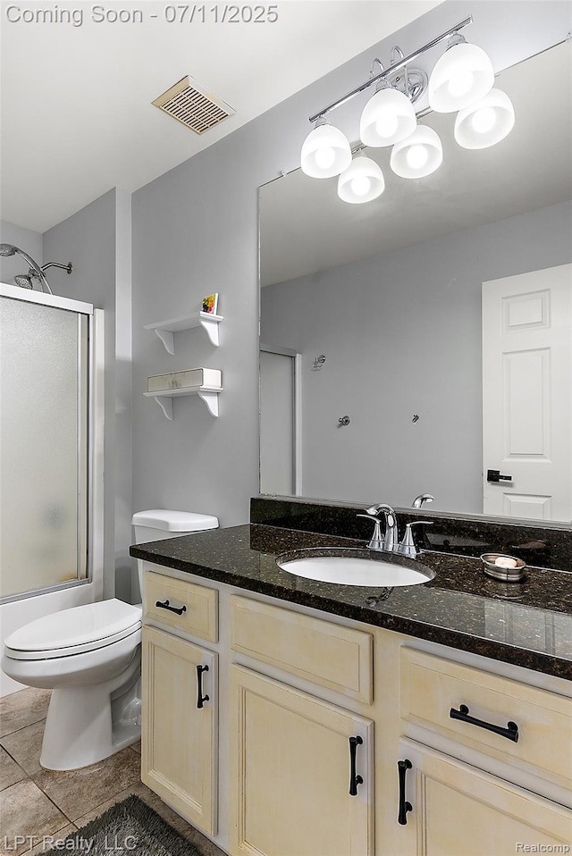 17952 Marsal Dr, Macomb, MI 48042 - full bath featuring vanity and tile patterned flooring