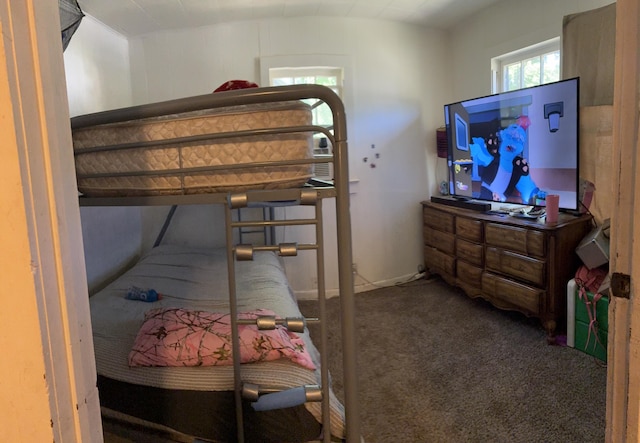 1016 Villa Ct, Benton Harbor, MI 49022 - bedroom featuring carpet flooring and vaulted ceiling