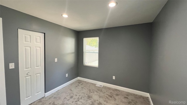 16535 Lamphere St, Detroit, MI 48219 - unfurnished room featuring light carpet and recessed lighting