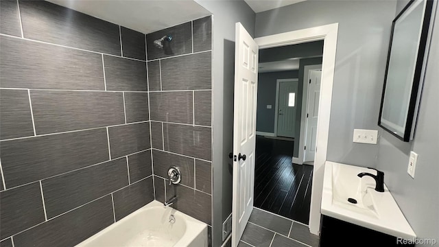 16535 Lamphere St, Detroit, MI 48219 - full bathroom with tub / shower combination and vanity
